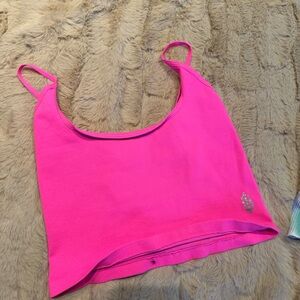 Free People Movement hot pink yoga sports bra M/L